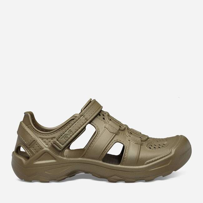 Teva Men's Omnium Drift Sandals 3086-219 Dark Olive Sale UK